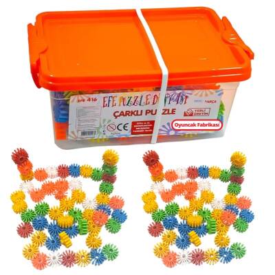 Efe Toys Eğitici Oyun Çarklı Puzzle 100 Parça - 1
