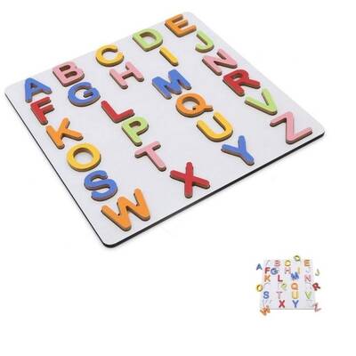 Eğitici Ahşap Kabartmalı Harfler - 1