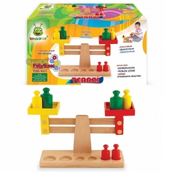 Eğitici Ahşap Oyuncaklar Terazi - 2