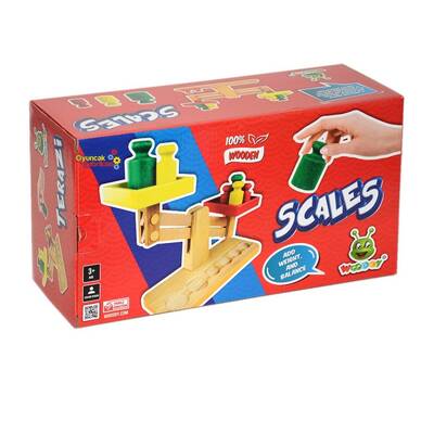 Eğitici Ahşap Oyuncaklar Terazi - 1