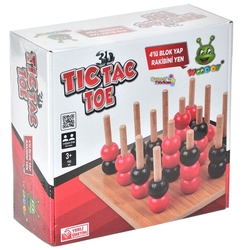 Eğitici Ahşap Woody Ahşap TıcTacTeo Oyunu - 2