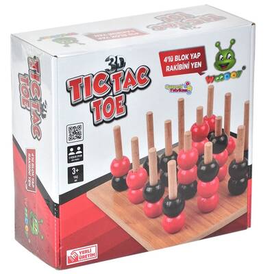 Eğitici Ahşap Woody Ahşap TıcTacTeo Oyunu - 2