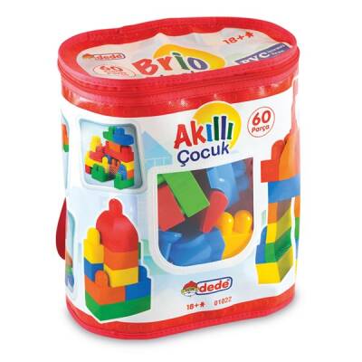 Eğitici Akıllı Çocuk Bloklar 60 Parça 18+ Ay Üstü - 2