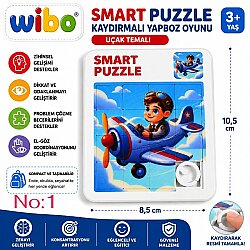 Eğitici Oyuncak Kaydırmalı Puzzle 15 Parça - OyuncakFabrikasi