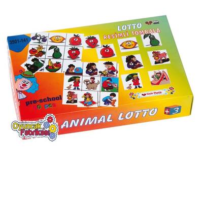 Eğitici Oyuncak Lotto Resimli Tombala 60 Parça - 2