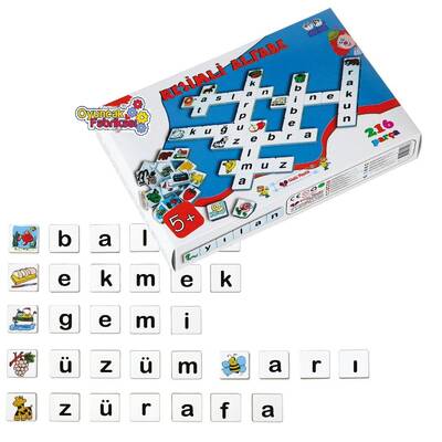 Eğitici Oyuncak Resimli Alfabe 216 Parça - 2