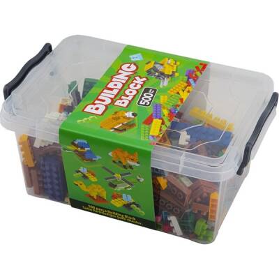 Eğitici Renkli Bloklar Building Block 500 Parça - 1