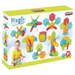 Eğitici Sihirli Daireler (80 Parça) Renkli Magiç Circles - Pilsan