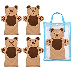 Eğitici Yüz İfadeli Kukla Seti 6 Parça Kumaş - Anadolu Toys