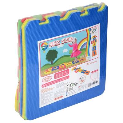 EVA Oyun Matı Seksek Oyunu 33x33 cm 7 mm Yer Karosu Anaokulu Kreş - 2