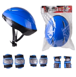 F-Sports Kask Dizlik Ve Dirseklik Seti Mavi - Furkan Toys