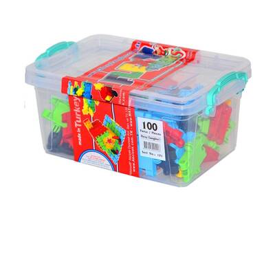 Flexy Tangles 100 Parça Plastik Kutuda - 1