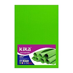 Fon Kartonu 100gr 50x70 Fıstık Yeşili Paket (100'lü) - Kika
