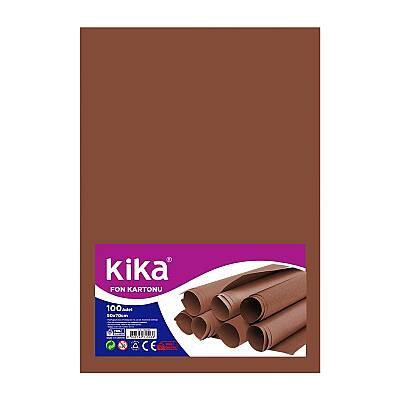 Fon Kartonu 100gr 50x70 Kahve Renk Paket (100'lü) - 1