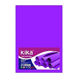 Fon Kartonu 100gr 50x70 Mor Paket (100'lü) - Kika