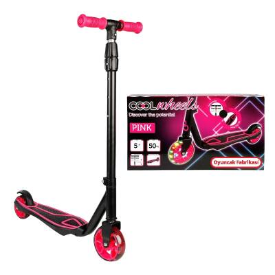 Furkan Cool Wheels Işıklı 2 Teker Scooter Pembe Pink 5+ Yaş 58949 - 1