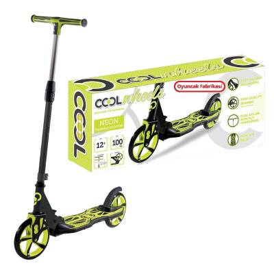 Furkan Cool Wheels Katlanır 2 Teker Scooter 12+ Neon 100 kg FR58499 - 1