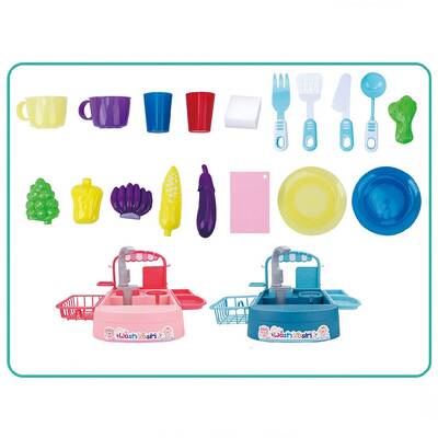 Galtoys Oyuncak Modern Çeşmeli Lavabo Oyun Seti - 5