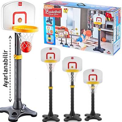 Güçlü Dev Ayaklı Süper Basketbol Potası Ayarlanabilir Boy 198 Cm - 2