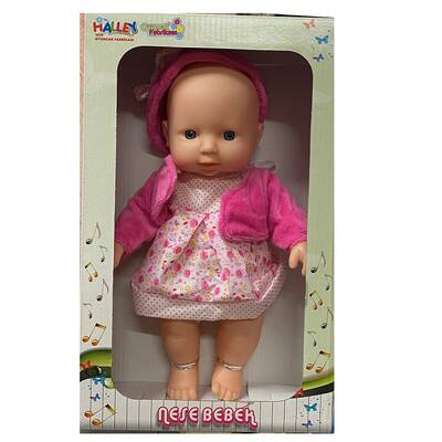 Halley Oyuncak Bebek Müzikli Tulumlu Neşe Bebek 30 Cm - 6