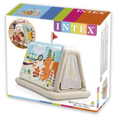 İntex 48634 Hayvan Desenlı Şişme Oyun Çadırı 127x112x116cm - 4