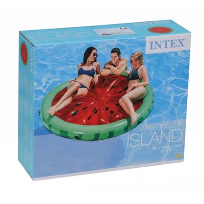 intex 56283 Karpuz Desenli Ada Şişme Deniz Havuz Yatağı 183x23 Cm - 3