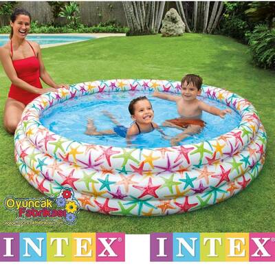İntex 56440 Renkli Desenli Havuz - 1