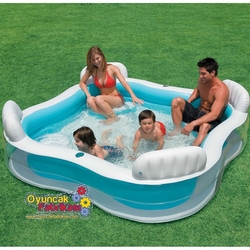 İntex 56475 Büyük Boy Koltuklu Aile Havuzu 229x229 Cm - 2
