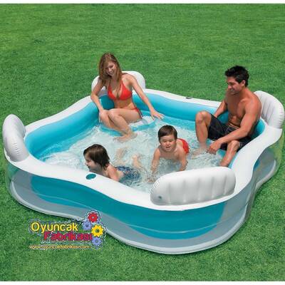 İntex 56475 Büyük Boy Koltuklu Aile Havuzu 229x229 Cm - 2