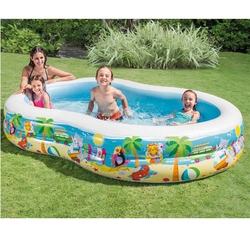 İntex 56490 Cennet Büyük Şişme Havuz 262x160x46 cm - 2