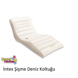 Intex 56861 Krem Renk Şişme Şezlong Koltuk Yatak 193x102 cm - 3