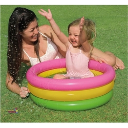 İntex 57107 İntex Mini Bebek Havuzu Altı Yumuşak Tabanlı 61x22Cm - 1