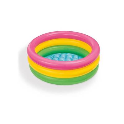 İntex 57107 İntex Mini Bebek Havuzu Altı Yumuşak Tabanlı 61x22Cm - 2