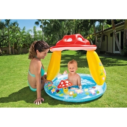 İntex 57114 İntex Mantar Gölgelikli Bebe Havuzu 102x89Cm - 2