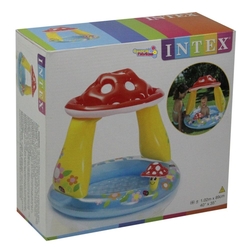 İntex 57114 İntex Mantar Gölgelikli Bebe Havuzu 102x89Cm - 4