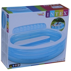 Intex 57190 Koltuklu Aile Şişme Havuzu Mavi 224x216x76 Cm - 7