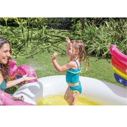 Intex 57441 Şişme Çocuk Havuzu Tek Boynozlu At 272x192x104 Cm - 3