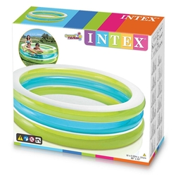 Intex 57489 İntex Şişme Havuz 3 Boğumlu Şeffaf 203x51 Cm - 4