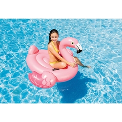 İntex 57558 Pembe Şişme Flamingo Binici-Tutmaçlı Ada 142x137x97 cm - 3