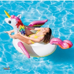 intex 57561 Şişme Tek Boynozlu At Tutmaçlı Ada Binici 201x140x97 Cm - 2