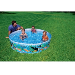 İntex 58461 İntex Okyanus Hayvanları Set Duvarlı Havuz 183x38x37 Cm - 1