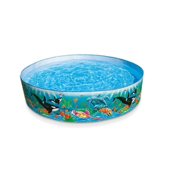 İntex 58461 İntex Okyanus Hayvanları Set Duvarlı Havuz 183x38x37 Cm - 4