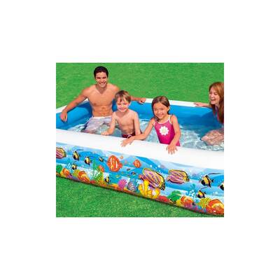 İntex 58485 Balık Desenli Şeffaf Aile Havuzu - 5