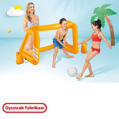 Intex 58507 Eğlenceli Şişme Havuz Futbol Oyun Seti Şişme Futbol Oyun Kalesi - 2