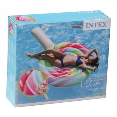 intex 58753 Şişme Lolipop Şeker Deniz Yatağı-Ada 208x135Cm - 4