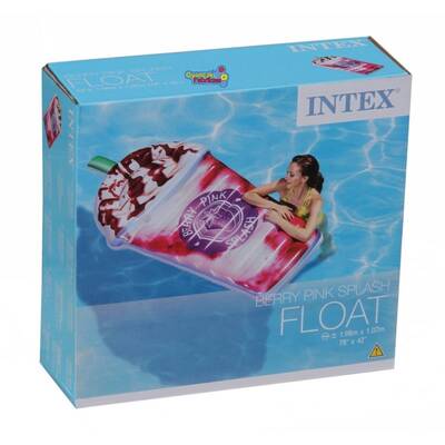 intex 58777 Berry Pınk Şişme Karışık Meyveli İçecek Deniz Havuz Yatağı 198x107 Cm - 3