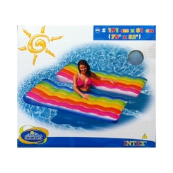 İntex 58876 İntex Gökkuşağı Renkli Yatak191x81 cm - 1