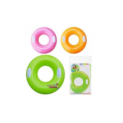 İntex 59258 Tutmaçlı Parlak Şişme Simit 76 Cm - 2