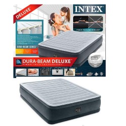 İntex 64414 Çift Kişilik Şişme Yatak 4 Katlı Elektirikli 203x152x46 Cm - İntex