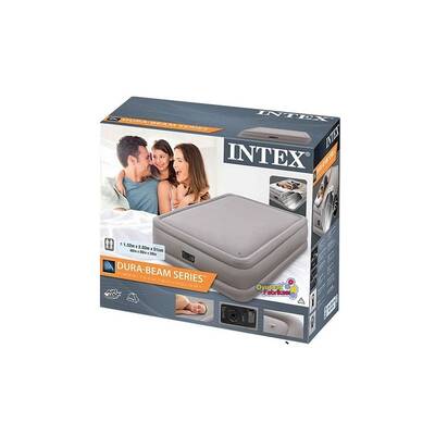 İntex 64468 İntex Elelektirikli Çift Kişilik Dura-Beam Köpük Top Yatak - 2